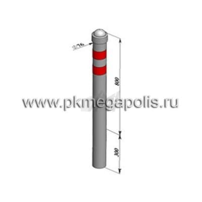 купить столбик парковочный бетонируемый АБ-76/1080 в Нижневартовске